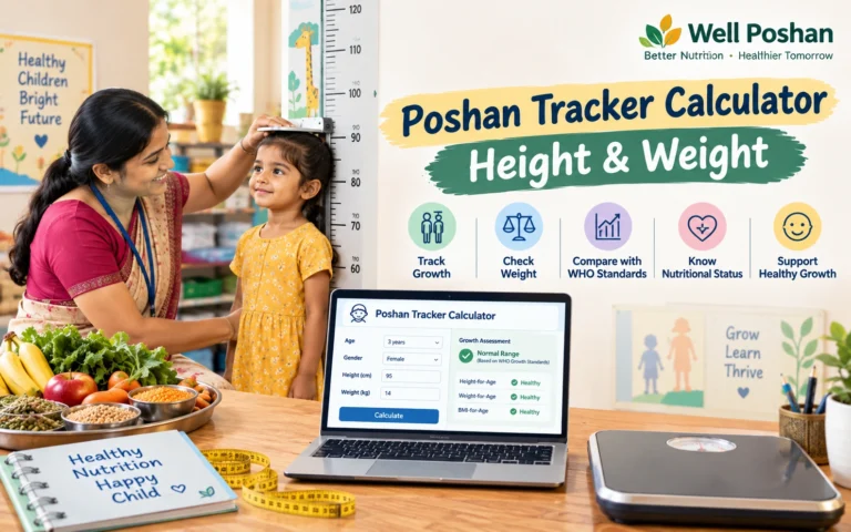 poshan tracker calculator height weight